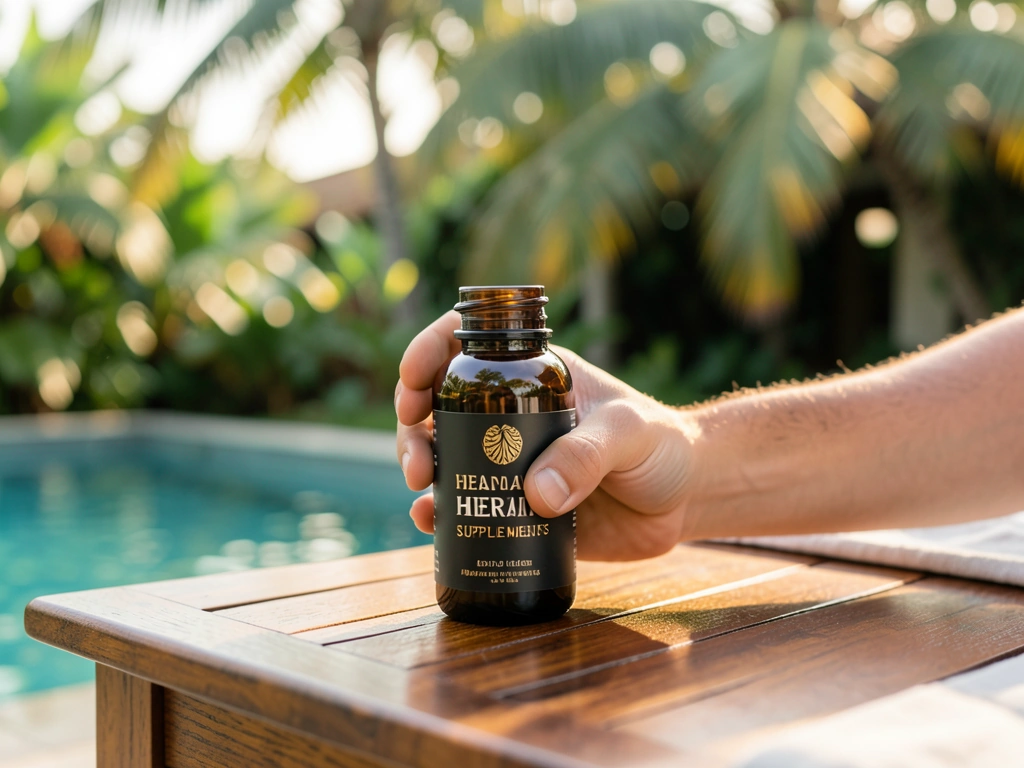 Healthy lifestyle products for men in action