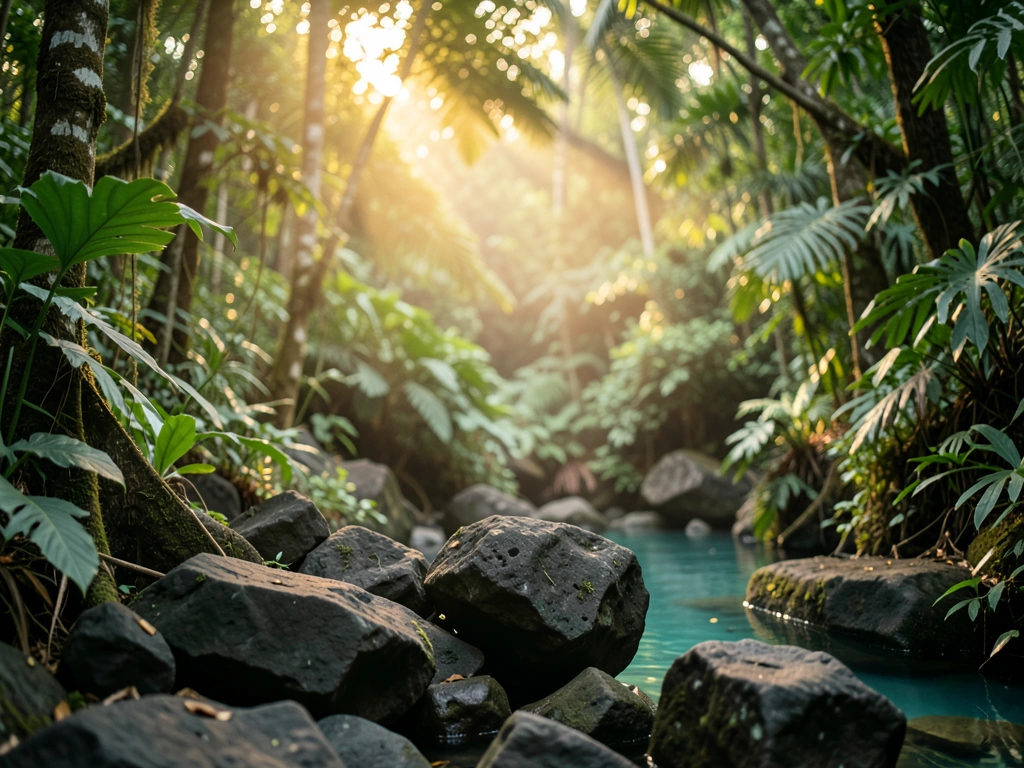 Natural Indonesian landscape